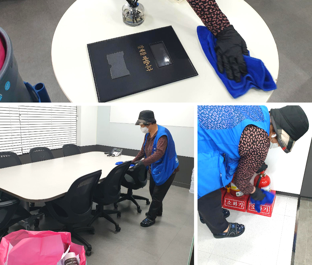 파주 사무실 정기청소 - 100평과 200평, 깨끗한 환경을 유지합니다 관한 작업사진입니다.