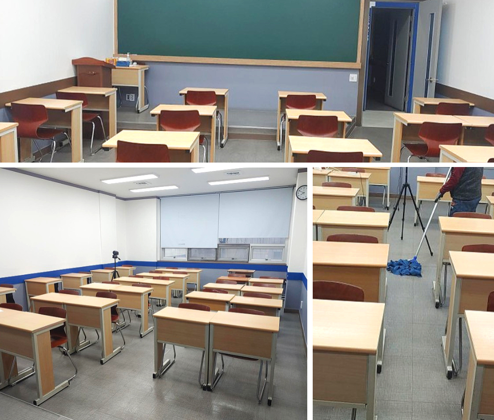 파주시 학원 청소 - 깨끗한 학습환경을 제공합니다 관한 작업사진입니다.